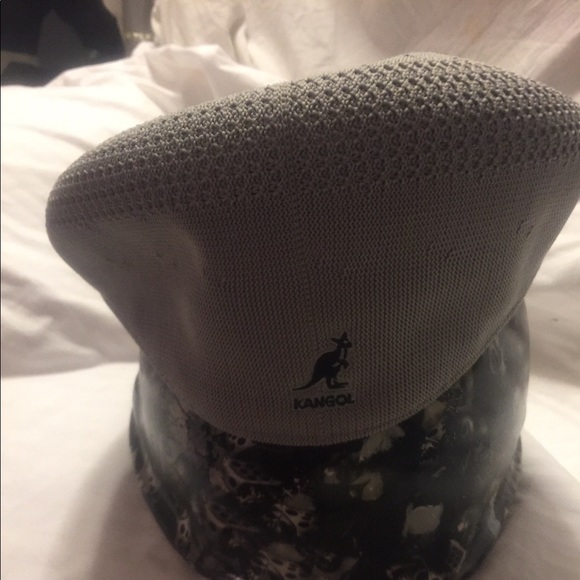 gray kangol hat
